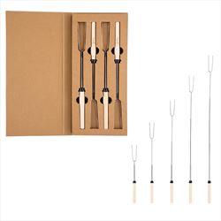 HH75097 Hot Dogs & SMores Skewer Set With Custom Imprint